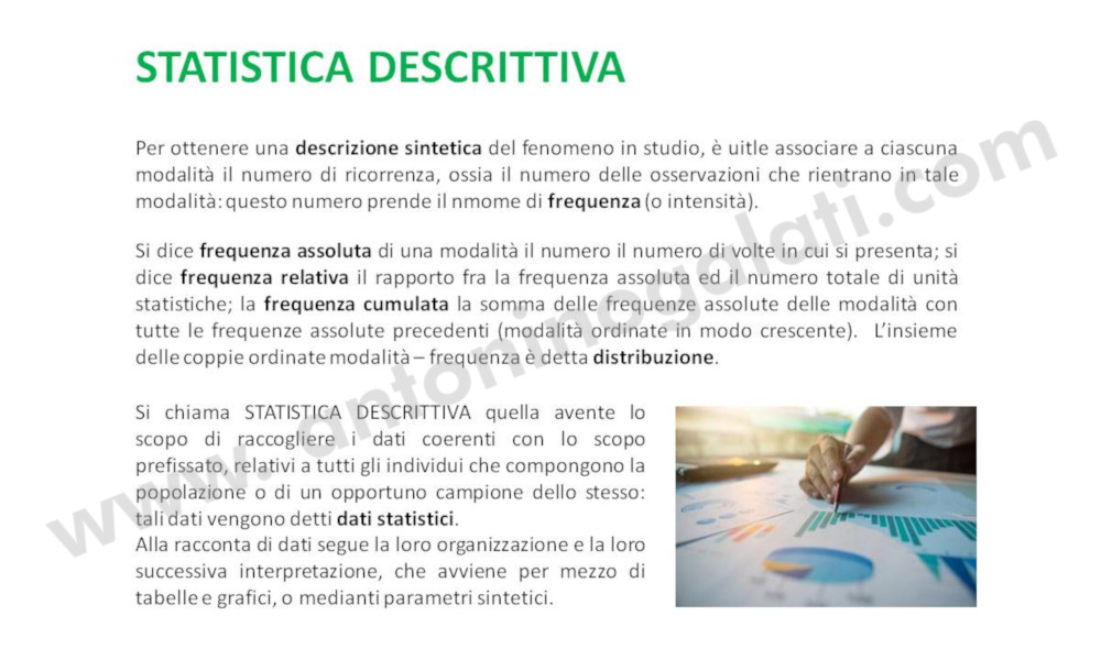 Statistica Descrittiva - Slide3