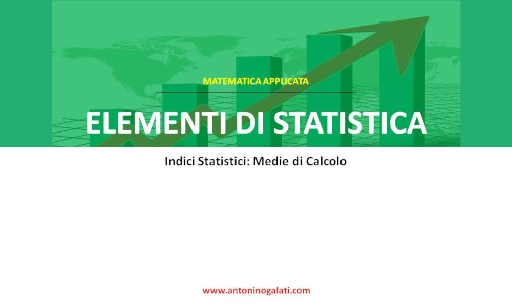 Indici statistici - Slide1