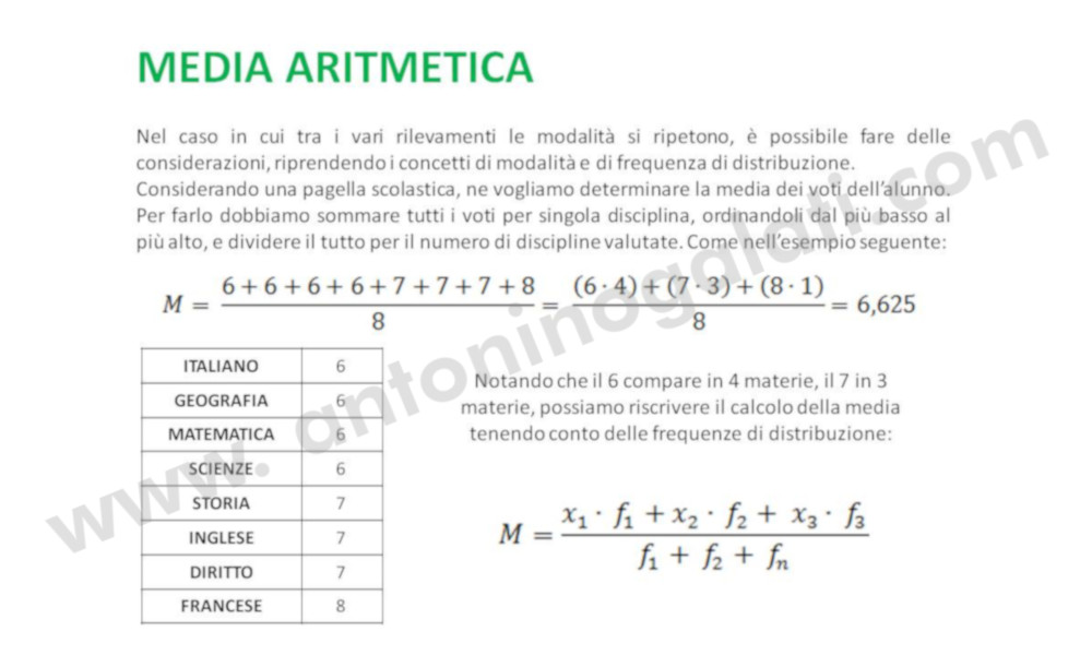 Indici statistici - Slide4